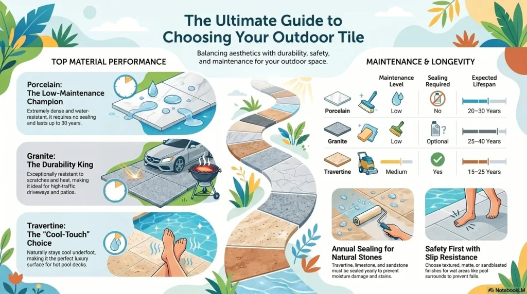 best floor tiles for outdoor