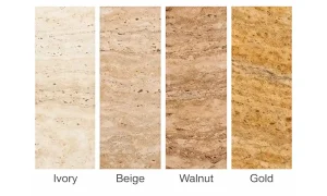 Types and Colors of Travertine Stone
