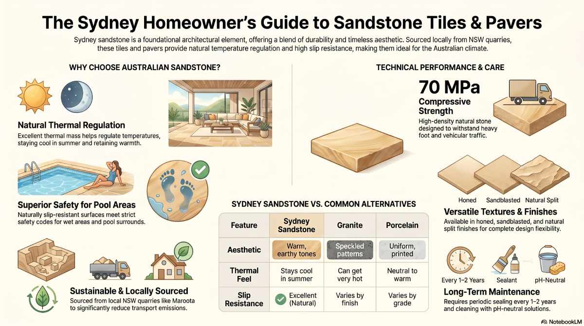 sandstone tiles